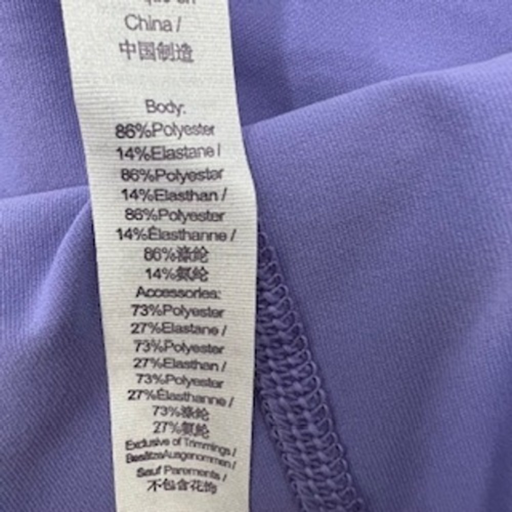 CRZ YOGA Womens Athletic Skort Dark Lavender Purple Sports Skirt Size M 8-10 - Picture 10 of 11